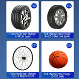 NNEOBA High-Precision Portable Air Pump Compressor Digital Tyre Inflator Black