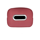 NNEOBA Leather Car Tissue Organizer Storage Bag–Multi-Position Holder Red