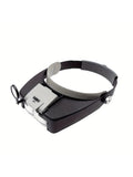 LED Head-Mounted Magnifying Glass – Adjustable Dual Lens Magnifier for Reading, Jewelry Repair & Crafts