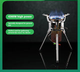 NNEOBA High Power Camping Burner 4360W Silver