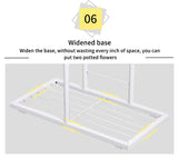 NNEOBA 3-Tier Iron Plant Stand for Indoor and Outdoor Use