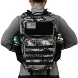 NNEOBA 45L Tactical Backpack Waterproof Rucksack Black Camo