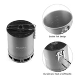 NNEOBA 600ml Ultralight Heat Exchanger Pot Grey