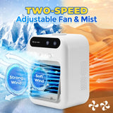 NNEOBA Portable Mini Air Conditioner Fan with Humidifier