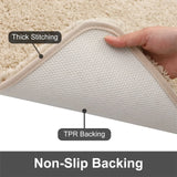 NNEOBA Luxuriously Soft, Absorbent, Non-Slip Rug for a Stylish Bathroom Retreat