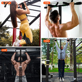 NNEOBA Pull-Up Assistance Bands Set 300LB Resistance Black