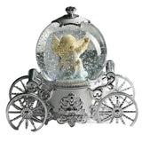 Christmas Couple Carriage Snow Globe Music Box