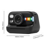 NNEOBA Color Instant Print Camera for Kids Black