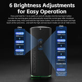 NNEOBA 3000LM Bike Headlight 10000mAh Power Bank Black
