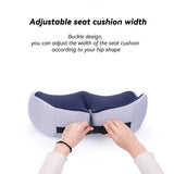 NNEOBA Memory Foam Sit Bone Relief Cushion Ergonomic Support Blue