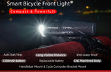NNEOBA Smart Bike Headlight Black
