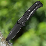 NNEOBA Folding Knife with Rounded Corners Black