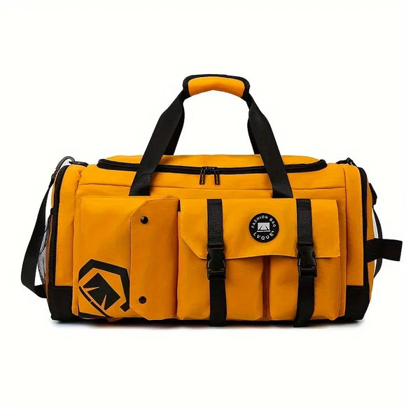 NNEOBA Travel Backpack with Wet/Dry Separation Yellow