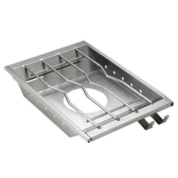 NNEOBA Windproof Furnace Plate Frame Camping Silver