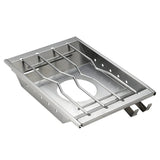 NNEOBA Windproof Furnace Plate Frame Camping Silver