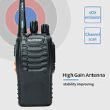 NNEOBA V2 Walkie Talkie Long Range Radio (2PCS BF-888S)