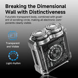 NNEOBA Mini Electric Shaver Magnetic Double-Head