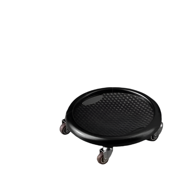 NNEOBA Multi-Directional Ab Wheel Roller Compact Sliding Plate Black