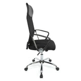 NNEOBA Premium High Back Mesh Office Chair with Adjustable Lumbar Support - Black