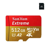 512GB MicroSD TF Memory Card UHS-I U3 V30 High-Speed