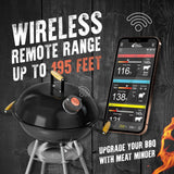 NNEOBA Grill Smart Wireless Meat Thermometer Black
