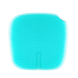 NNEOBA Honeycomb Gel Seat Cushion Breathable Double-Layer Egg Cushion Blue