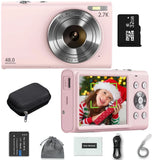 NNEOBA Digital Camera with Autofocus Pink