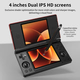 NNEOBA Dual-Screen Android Handheld Game Console (4K GAMES)