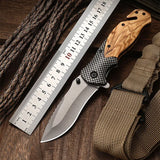 NNEOBA High-Hardness Folding Pocket Knife Brown