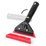 180° Rotating Car Glass Squeegee with Rubber Blade – Scratch-Free Window, Mirror & Shower Cleaning Tool