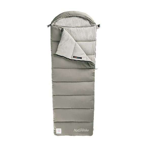 NNEOBA 4-Season Camping Lengthened Cotton Sleeping Bag Green