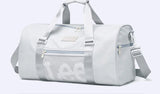 NNEOBA Waterproof Gym Duffel Bag Light Gray