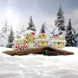 Christmas Train Polyresin Figurine