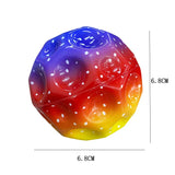 NNEOBA 3Pcs Galaxy Moon Ball Extreme High Bouncing Ball