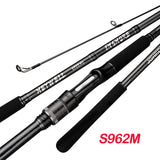 NNEOBA Inshore Spinning Fishing Rod Long Casting Carbon Rod Black