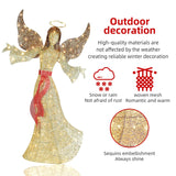 Golden Christmas Angel LED Decoration Light
