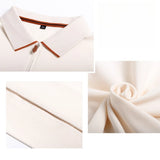 Men's Zip-Up Polo Shirt