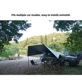 NNEOBA Car Side Awning 2×3M – Bat Shape Waterproof Camping Tarp Shelter