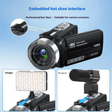 NNEOBA 4K Vlogging Camera with 80MP & IR Night Vision