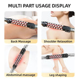 NNEOBA Relaxed 360° Red Light Heated Massage Roller Grey