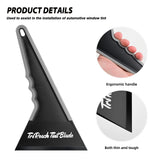 3-Piece Triangle Window Tint Squeegee Set – Soft Rubber Edge Scraper for Car Film & Glass Cleaning
