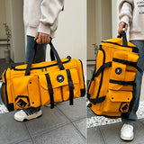 NNEOBA Travel Backpack with Wet/Dry Separation Yellow