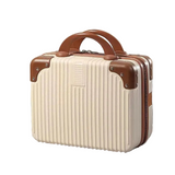 NNEOBA Mini Travel Suitcase Cosmetic Box Brown