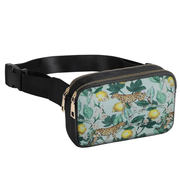 NNEOBA Women Waist Bag Waterproof Crossbody Chest Fanny Pack (Style 3)