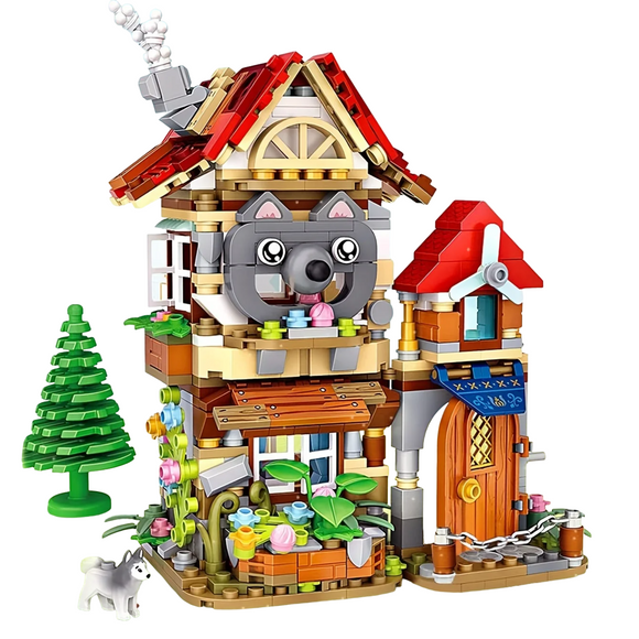 NNEOBA Mini Forest Cabin Street View