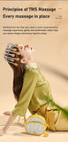 NNEOBA 20-Head Scalp Massager with Red Light Therapy Octopus Scratcher Orange