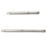 NNEOBA Universal BBQ Grill Tube Burners Set Silver