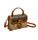 NNEOBA Womens Crossbody Box Bag Satchel with Flap Pocket