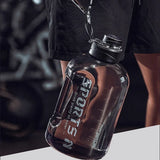 NNEOBA 2.7L Sports Water Bottle Grey