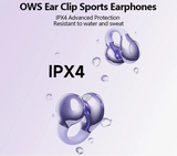 NNEOBA Bluetooth 5.4 Ear Clip Sport Wireless Headphones